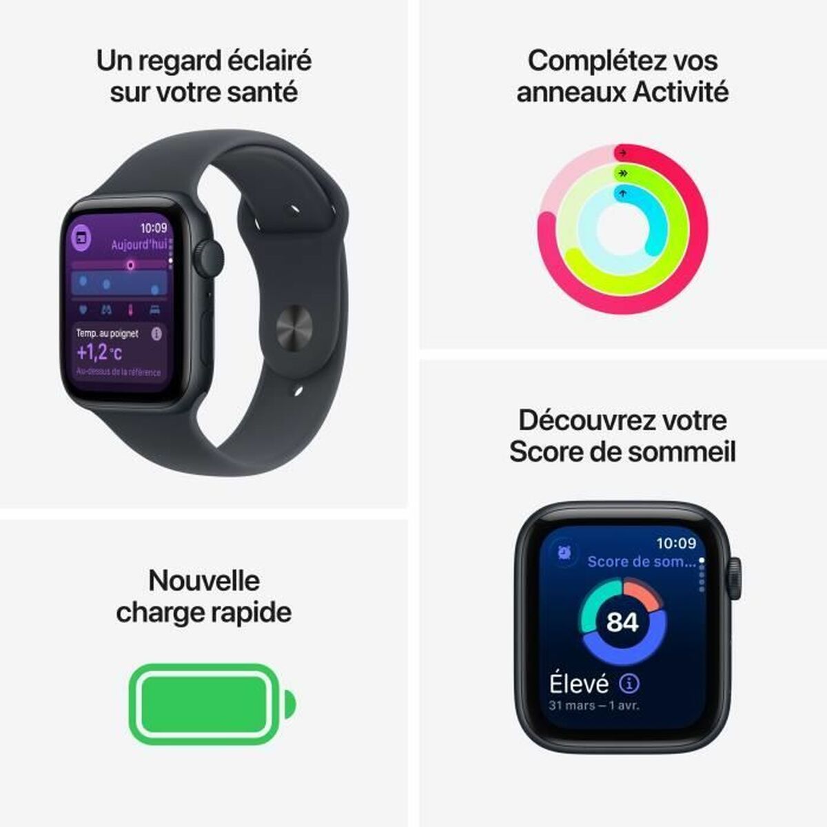 Apple Smartwatch Apple Black Ø 44 Mm