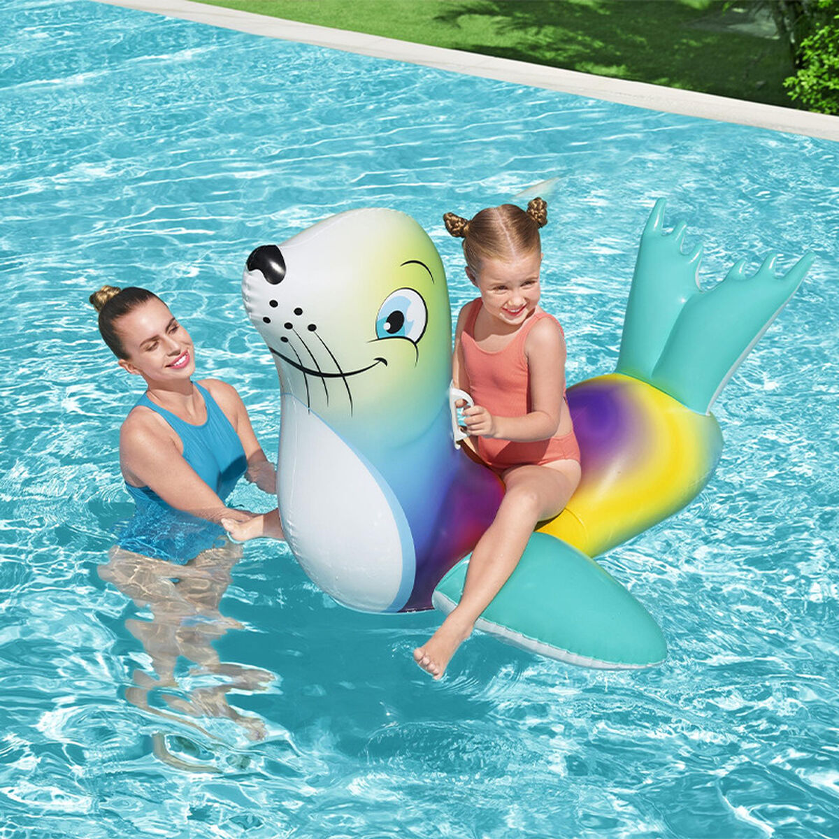 Bestway Inflatable Pool Figure Bestway Seal 157 X 114 Cm 140 X 141 X 93 Cm