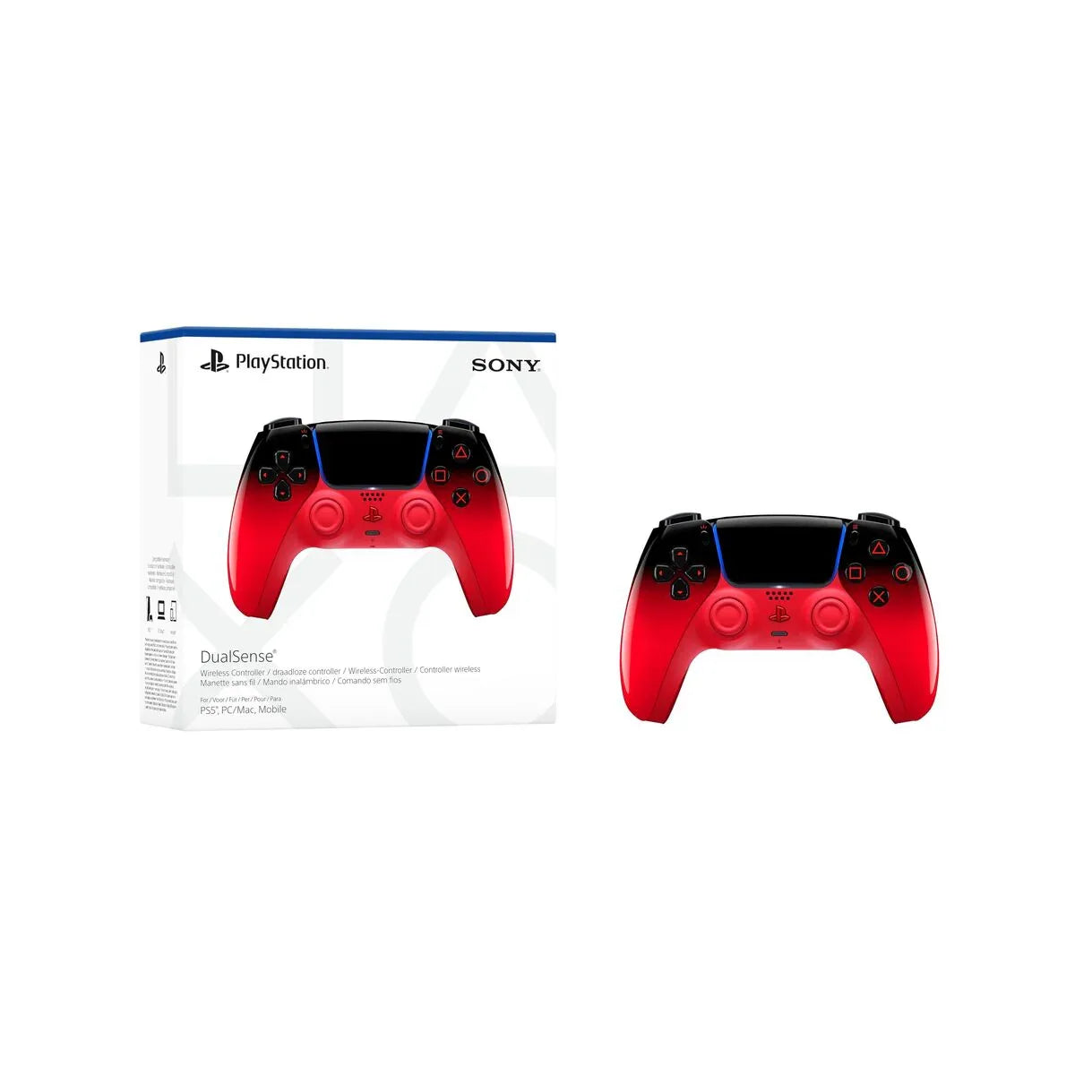 Sony Ps5 Dualsense Controller Sony Dualsense Techno Red Ed Lim Red