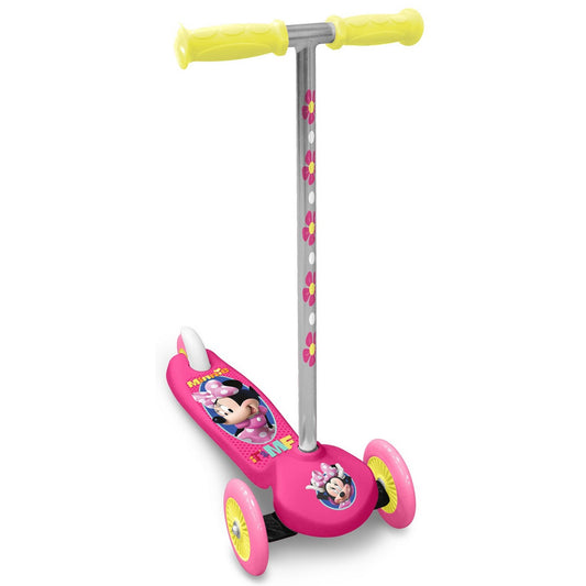 Stamp Scooter Minnie Mouse Children's Pink Wheels X 3 One Size