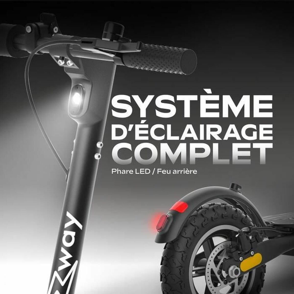 Ezway Electric Scooter Ezway Black 450 W 25 Km/H