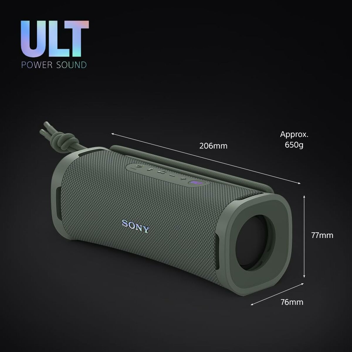 Sony Portable Bluetooth Speakers Sony Srs-Ult10H Grey