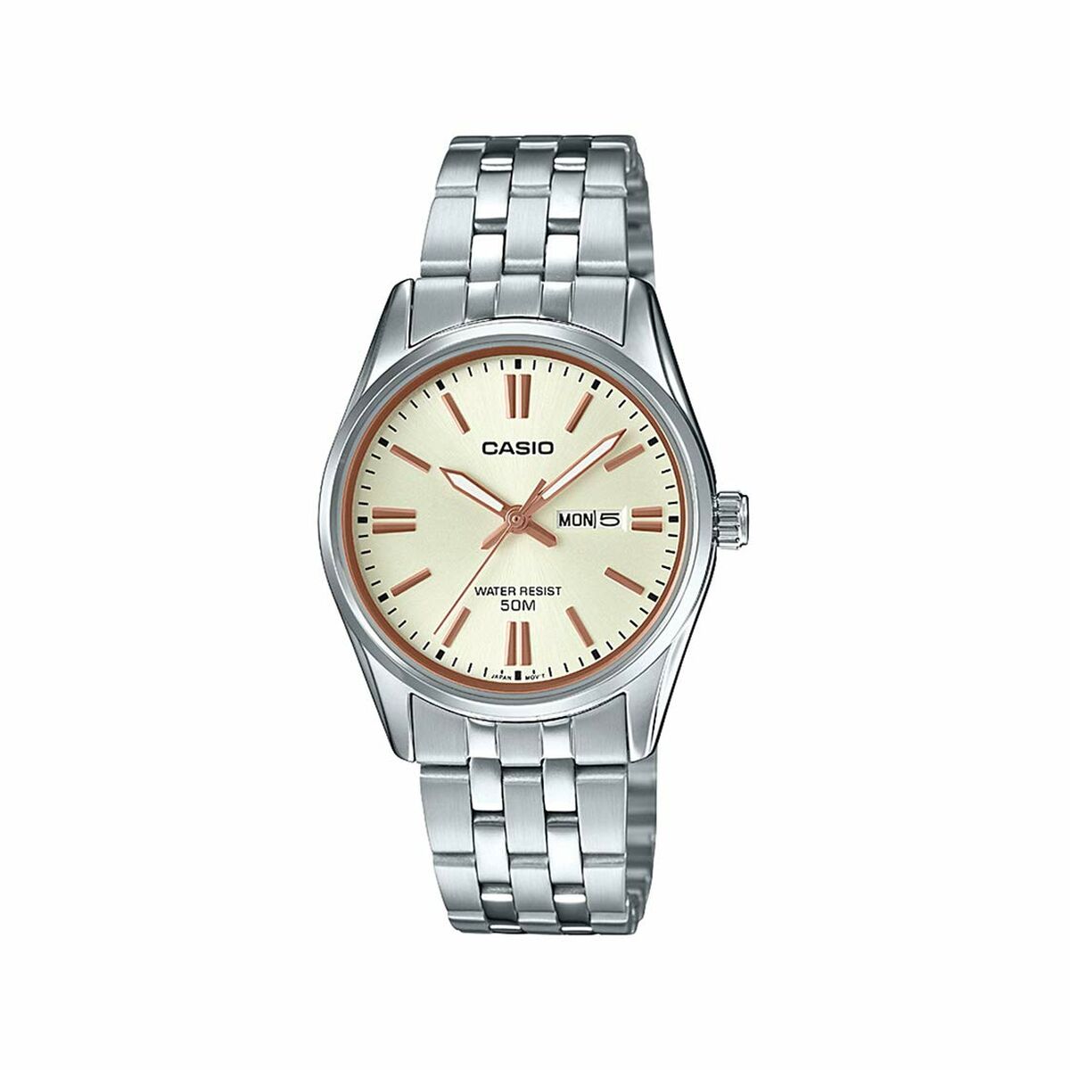 Casio Ladies' Watch Casio Lady Day & Date - Champagne (Ø 30 Mm)