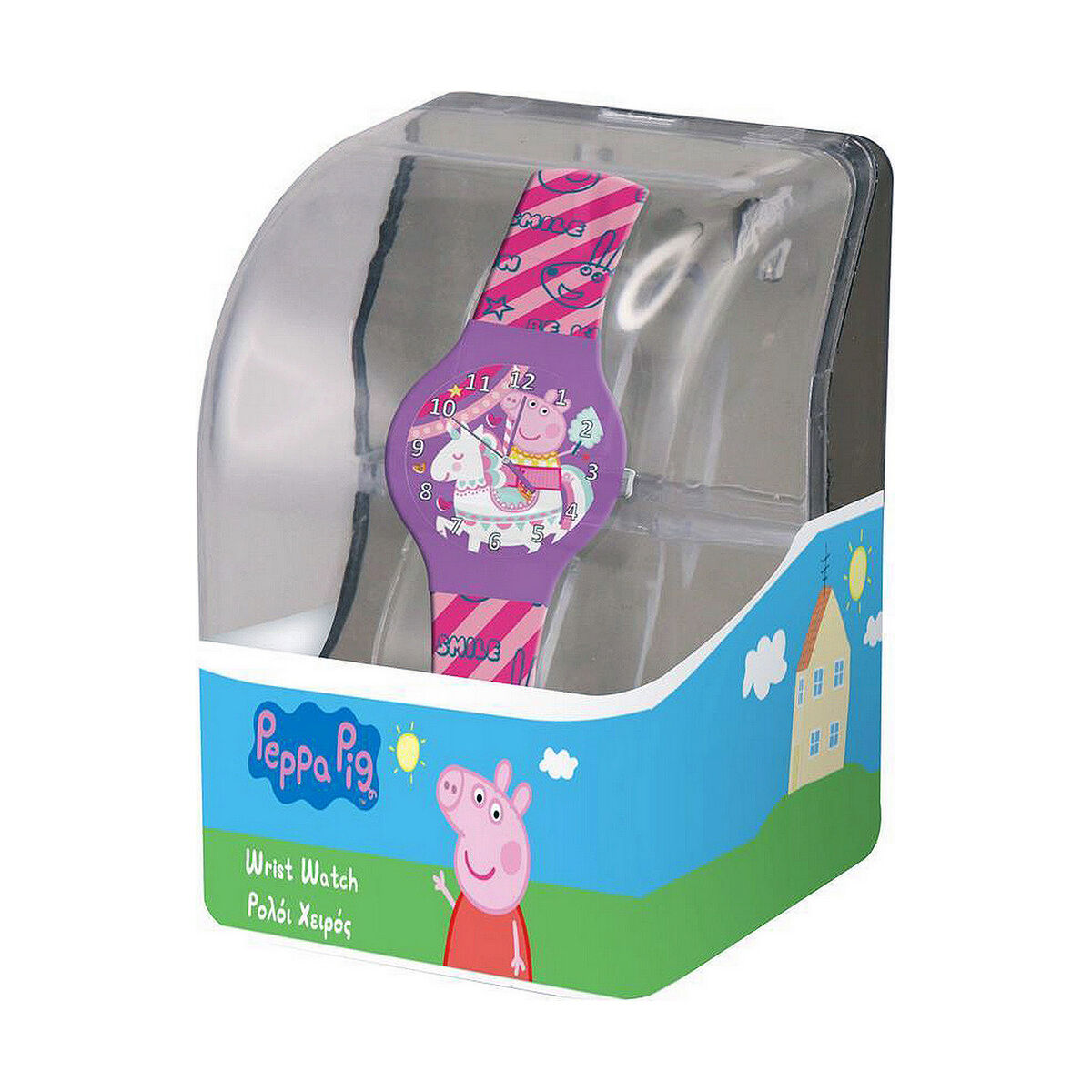 Peppa Pig Infant's Watch Peppa Pig 482608 - Plastic Box (Ø 32 Mm)