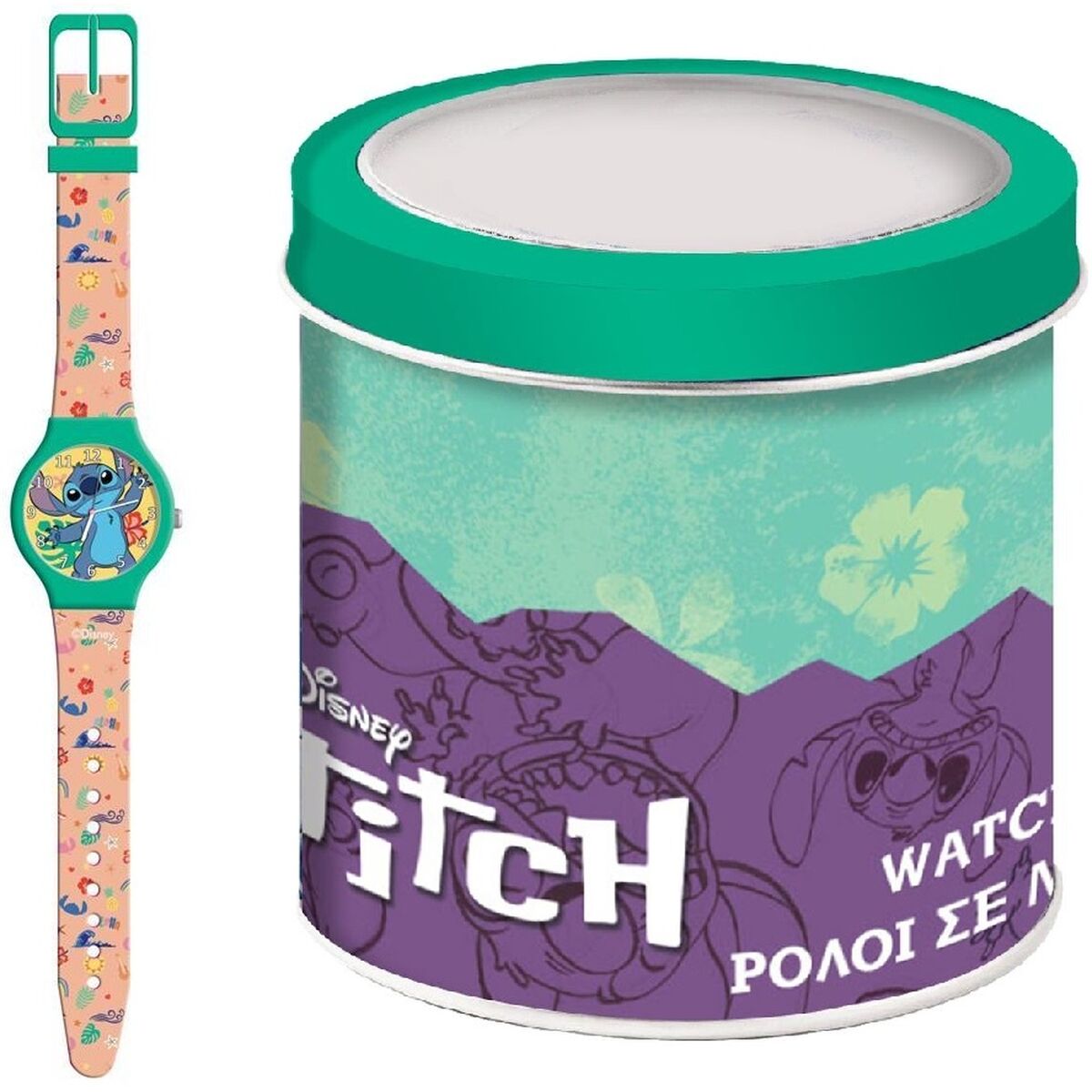 Lilo & Stitch Infant's Watch Lilo & Stitch Lilo & Stitch - Tin Box Ø 33 Mm
