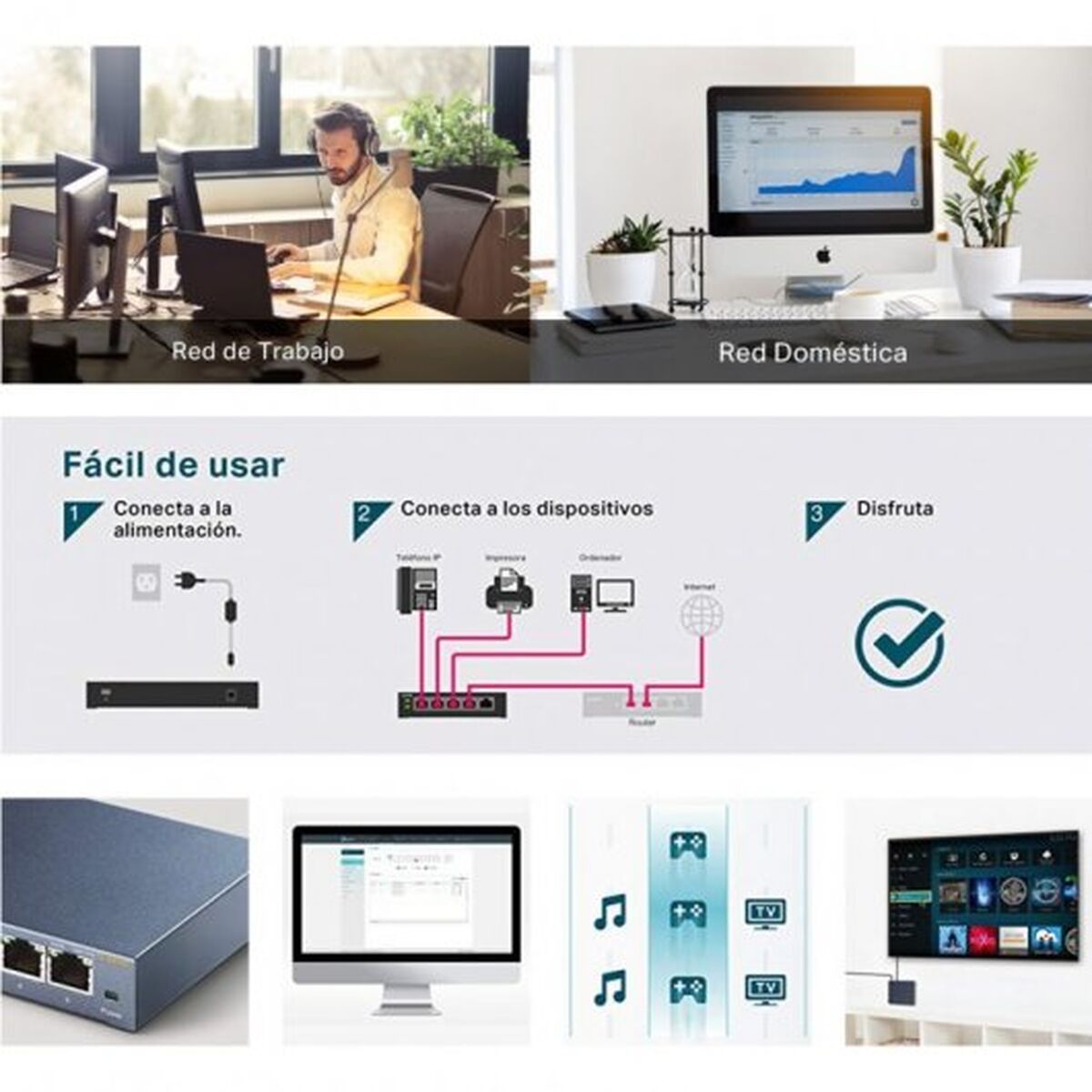 Tp-Link Desktop Switch Tp-Link Tl-Sg105