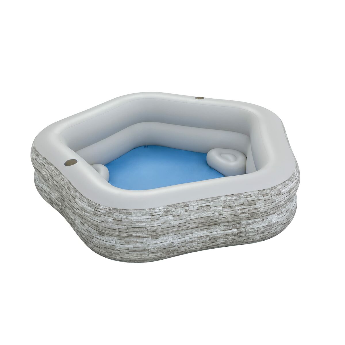 Bestway Inflatable Pool Bestway Grey 213 X 206 X 53 Cm