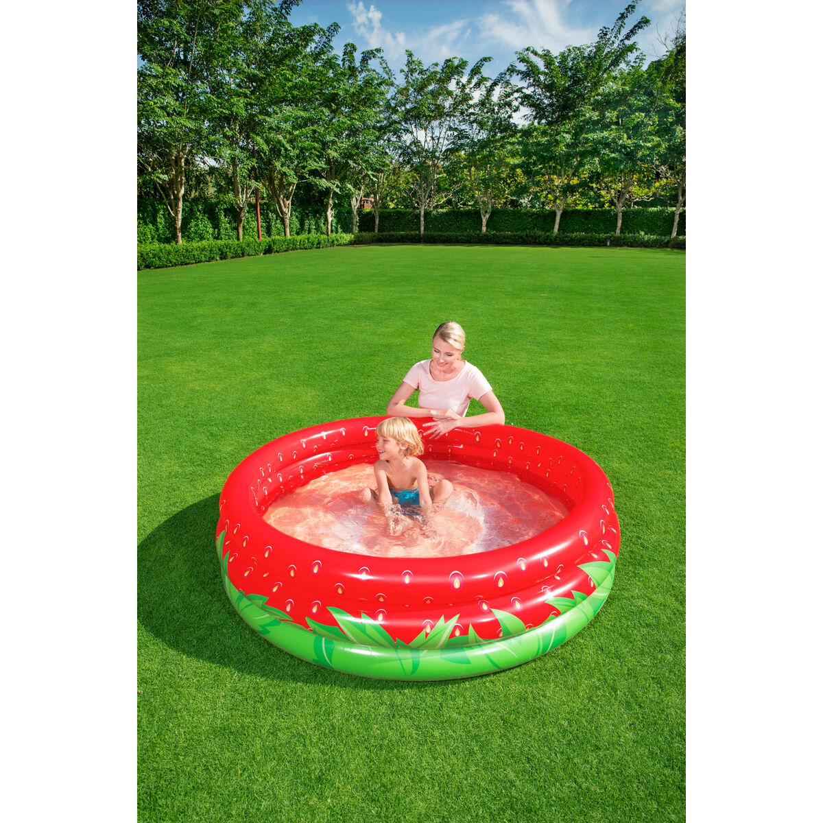 Bestway Inflatable Paddling Pool For Children Bestway Strawberry 168 X 38 Cm