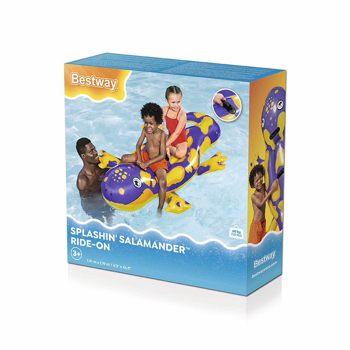Bestway Inflatable Pool Figure Bestway Salamander 191 X 119 Cm 112 X 180 X 35 Cm