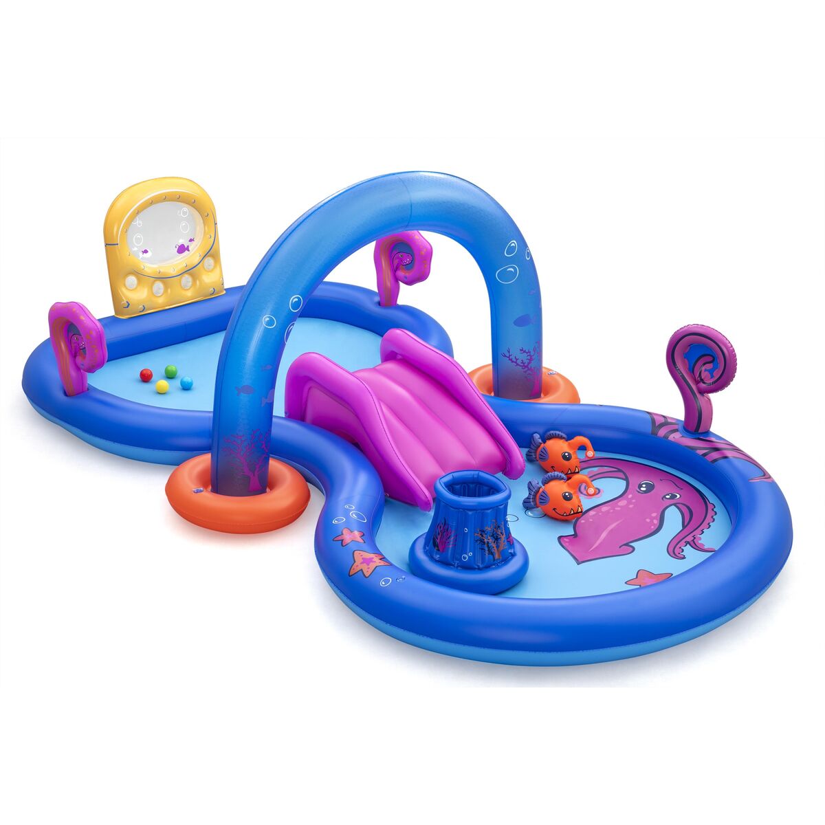 Bestway Inflatable Pool Adventure Play Park 330X188X117 Cm +2 Years Garden 53167