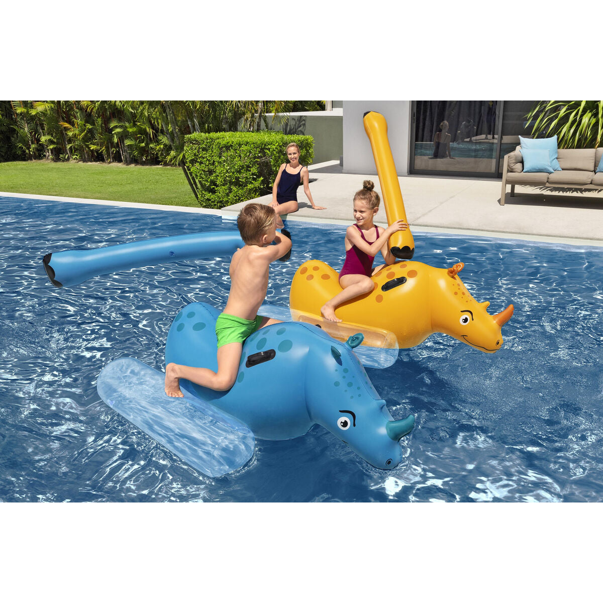 Bestway Inflatable Game Rhinoceros Fight 153X77 Cm +3 Years Pool 41522