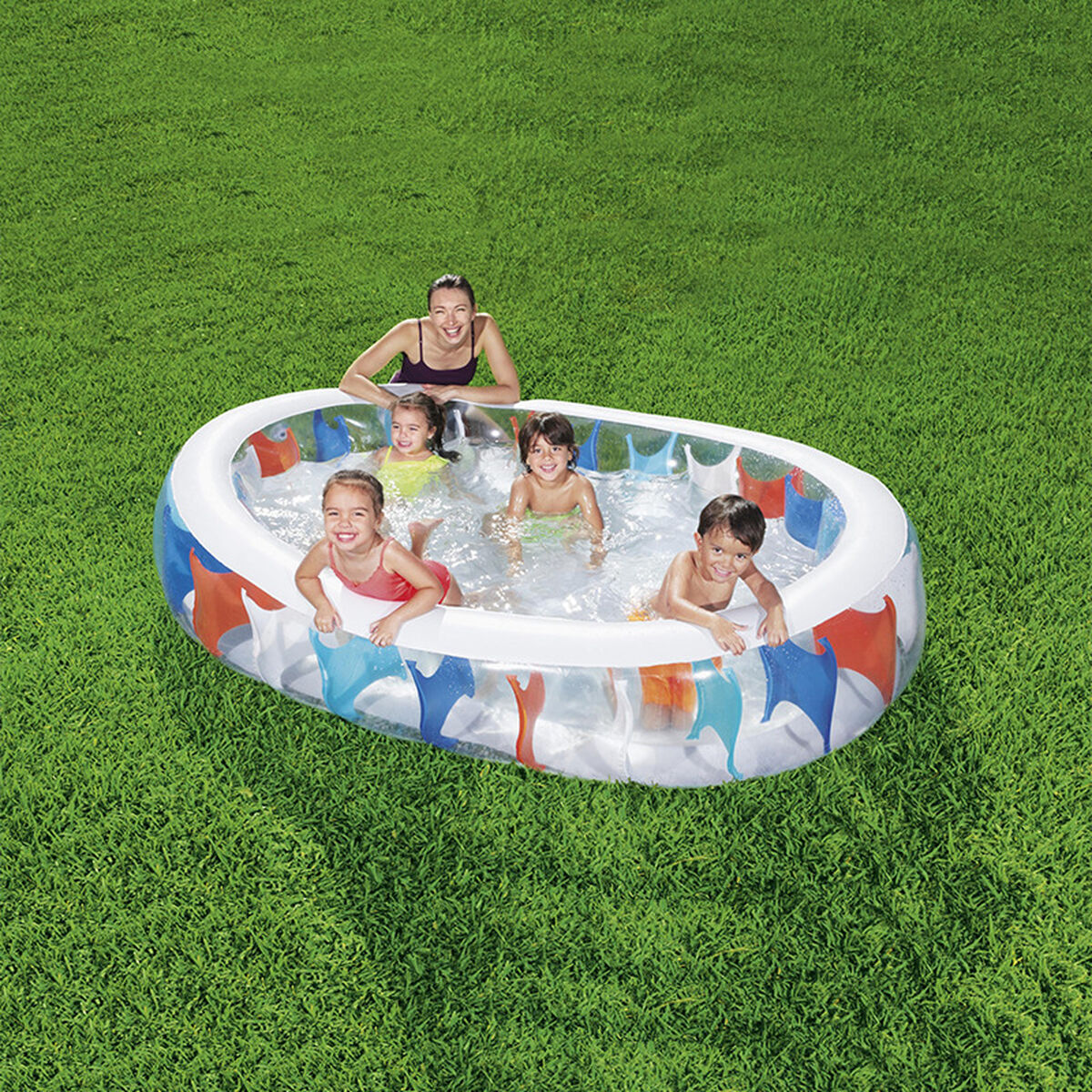 Bestway Inflatable Pool Bestway Multicolour 229 X 152 X 51 Cm