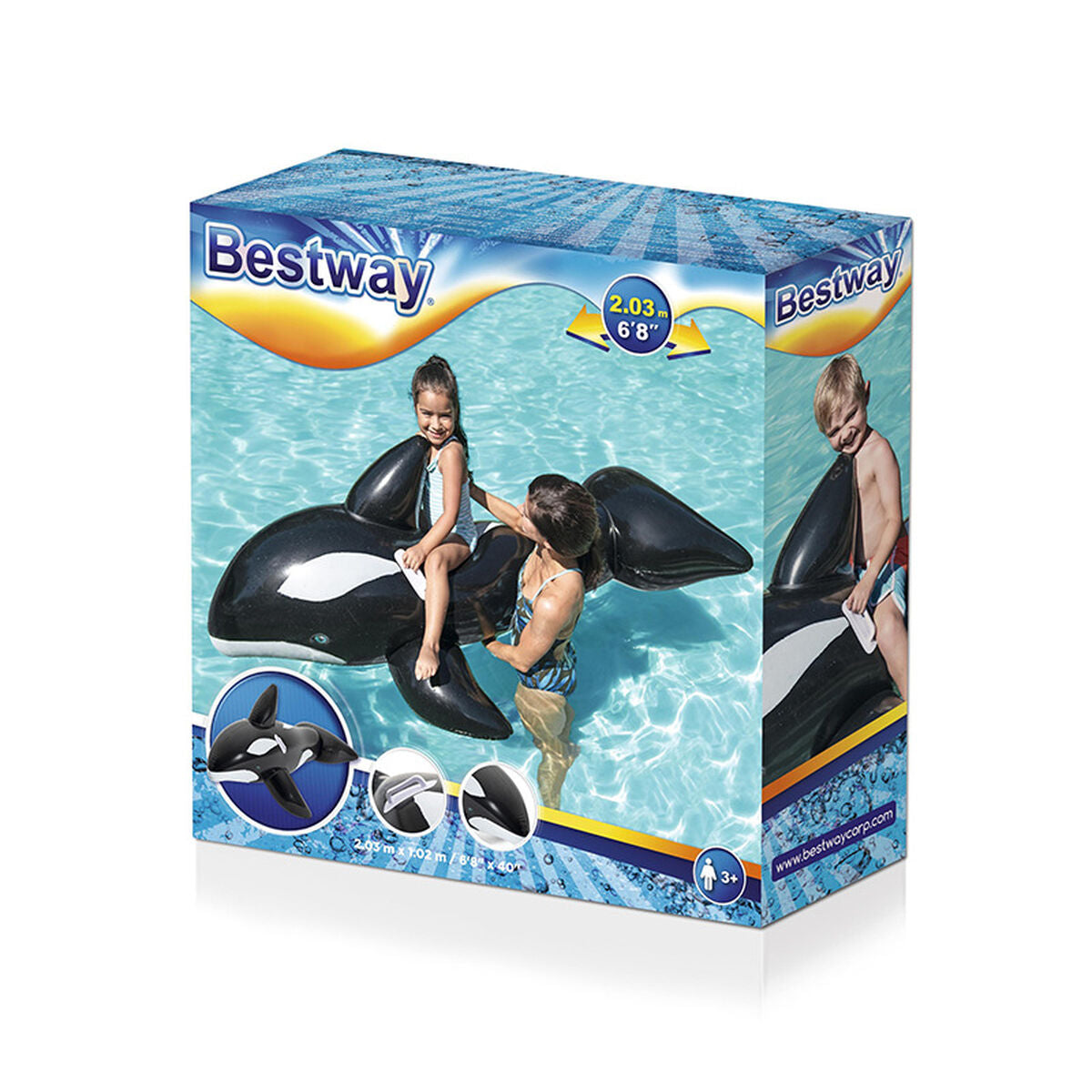 Bestway Inflatable Pool Figure Bestway Whale 203 X 102 Cm