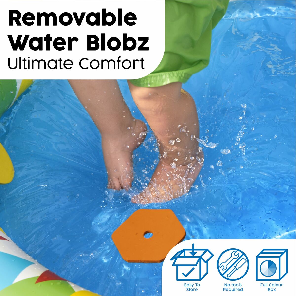 Bestway Inflatable Paddling Pool For Children Bestway 120 X 117 X 46 Cm 45 L