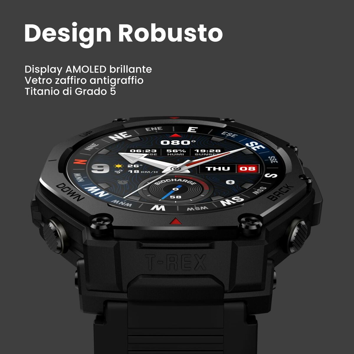 Amazfit Smartwatch Amazfit T-Rex 3 Pro Black 1,5"