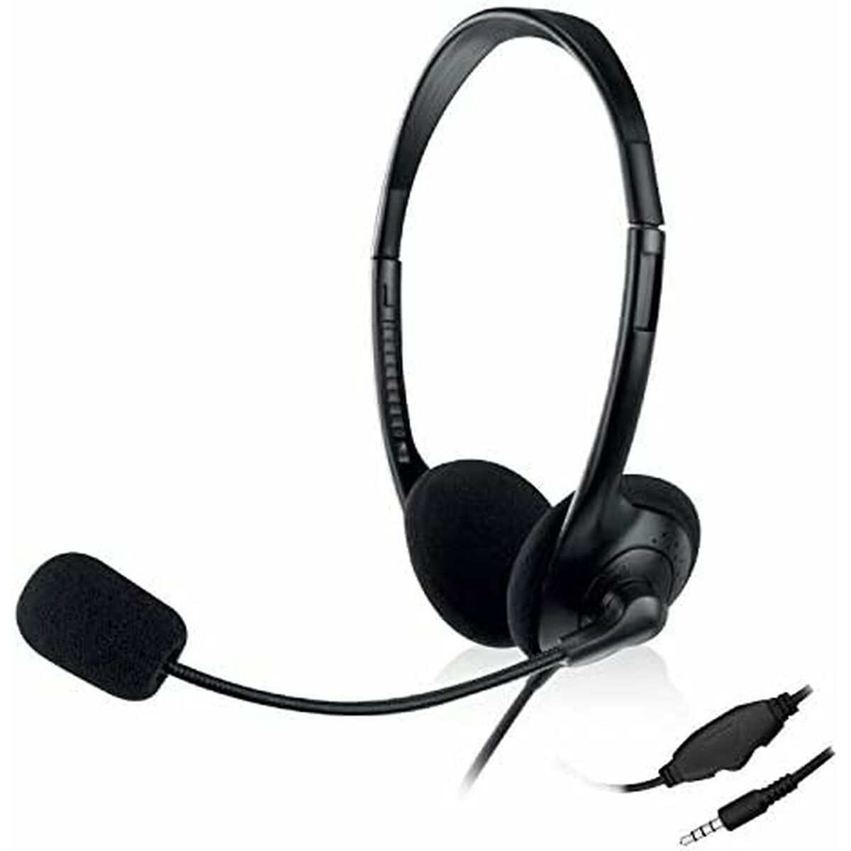 Ewent Headphones With Microphone Ewent Ew3567 Black (1 Unit)