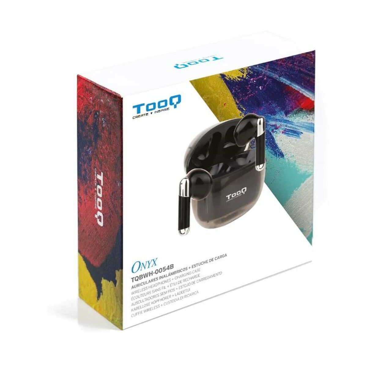 Tooq Headphones With Microphone Tooq Onyx