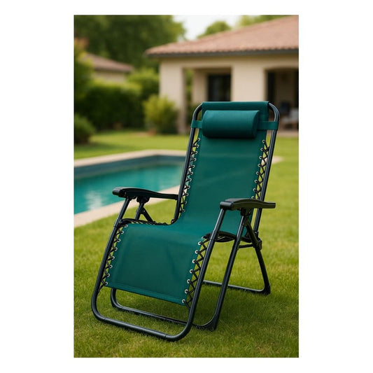 Folding Chair Marbueno Green 90 x 108 x 66 cm