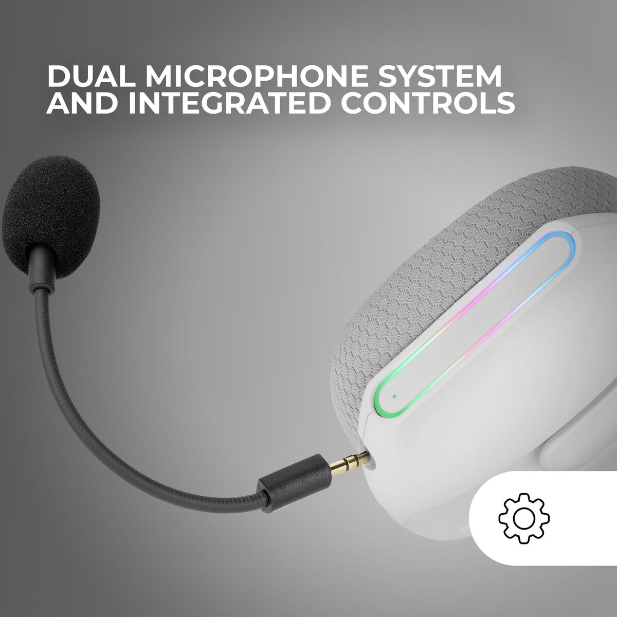 Mars Gaming Headphones Mars Gaming Mhwprow White Multicolour