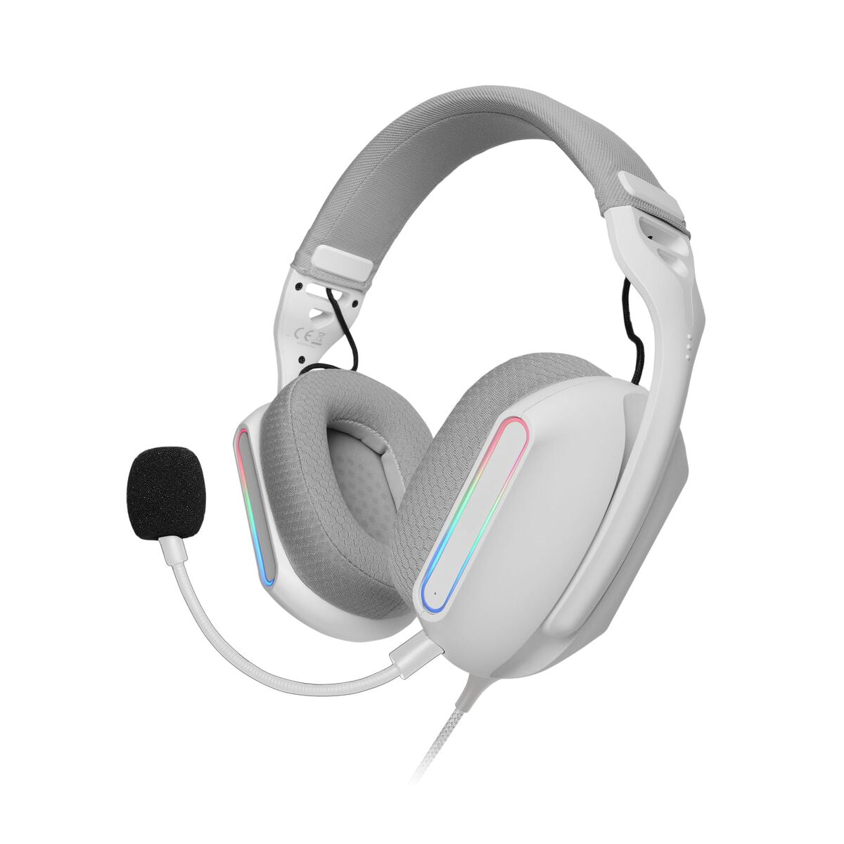 Mars Gaming Headphones With Microphone Mars Gaming Mhprow White