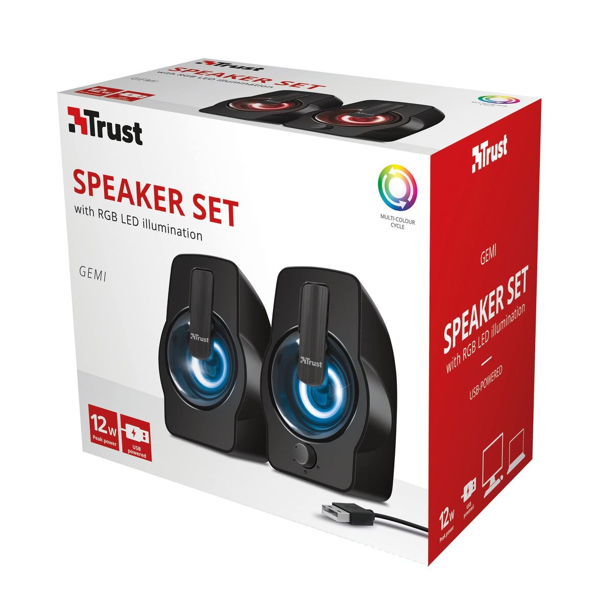 Trust Pc Speakers Trust Gemi Black 6 W 5 W 12 W