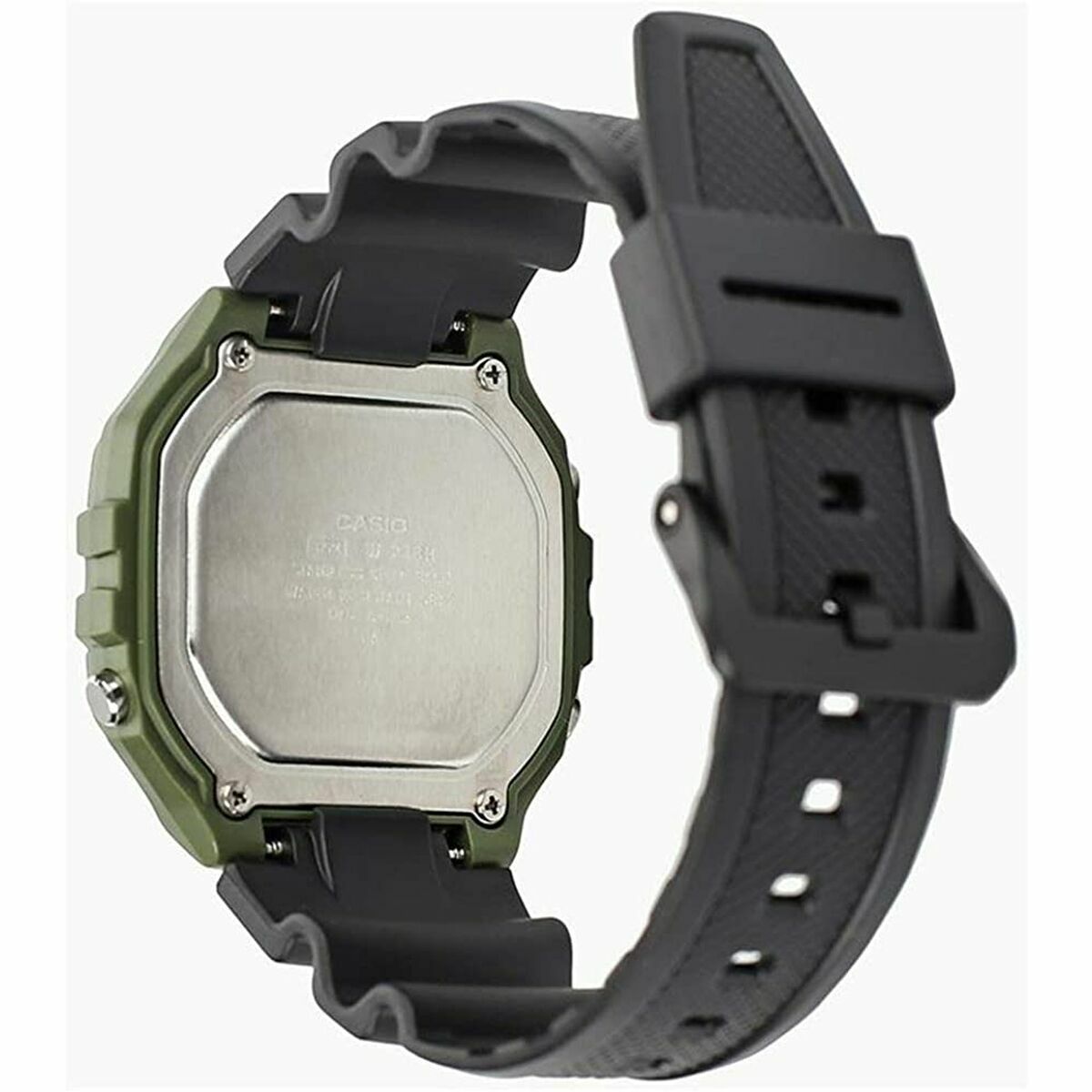 Casio Men's Watch Casio W-218H-3Avef Black Green